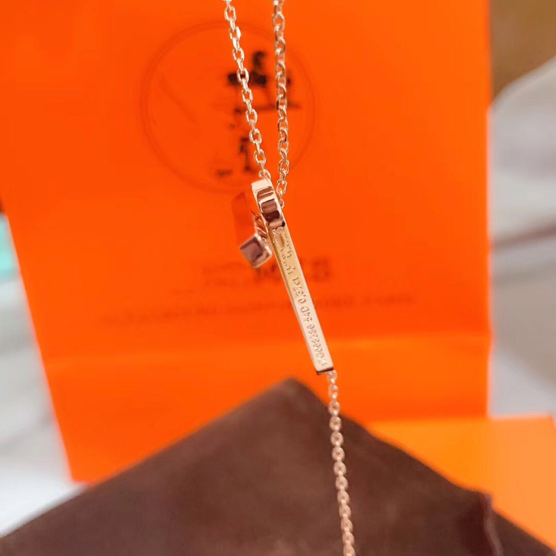 [kincade]HM NECKLACE PLATINUM ROSE GOLD DIAMOND