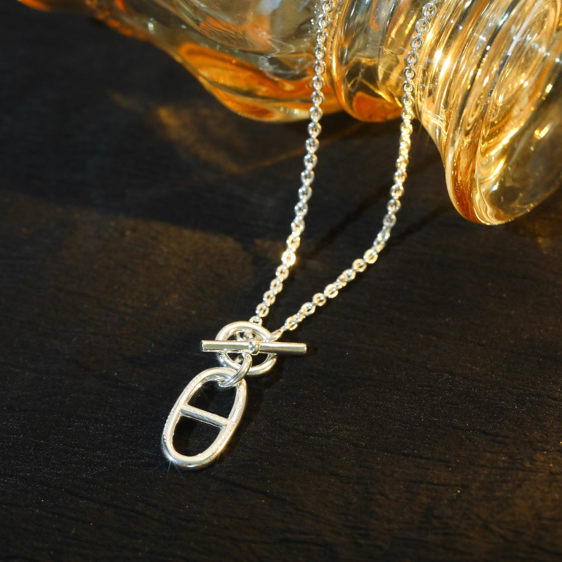 [kincade]HM CHAINE D'ANCRE PENDANT NECKLACE STERLING SILVER