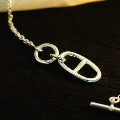 [kincade]HM CHAINE D'ANCRE PENDANT NECKLACE STERLING SILVER