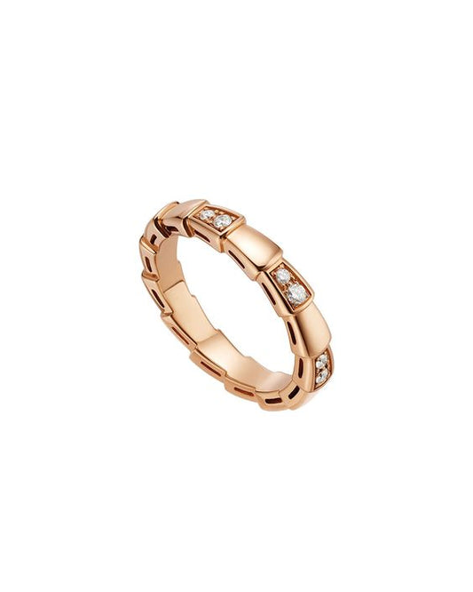 [kincade]SERPENTI RING PINK GOLD  3MM