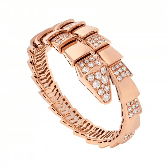 [kincade]SERPENTI WIDE BRACELET PINK GOLD DIAMOND