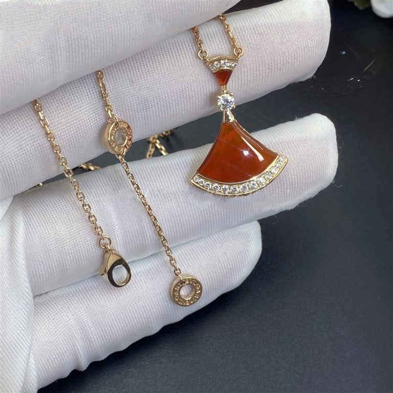 [kincade]DREAM NECKLACE CARNELIAN DIAMOND