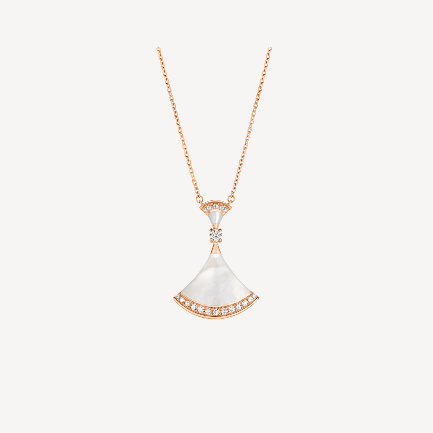 [kincade]DREAM NECKLACE MOP PINK GOLD DIAMOND