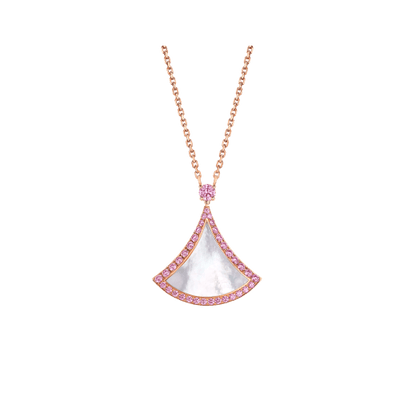 [kincade] TRAUM HALSKETTE MOP DIAMANT ROSA