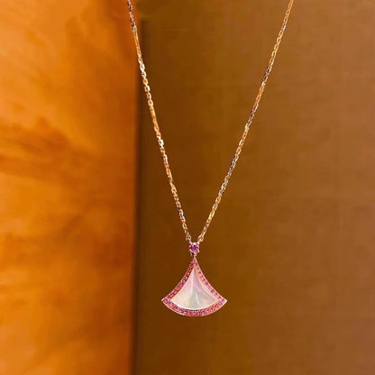 [kincade] TRAUM HALSKETTE MOP DIAMANT ROSA