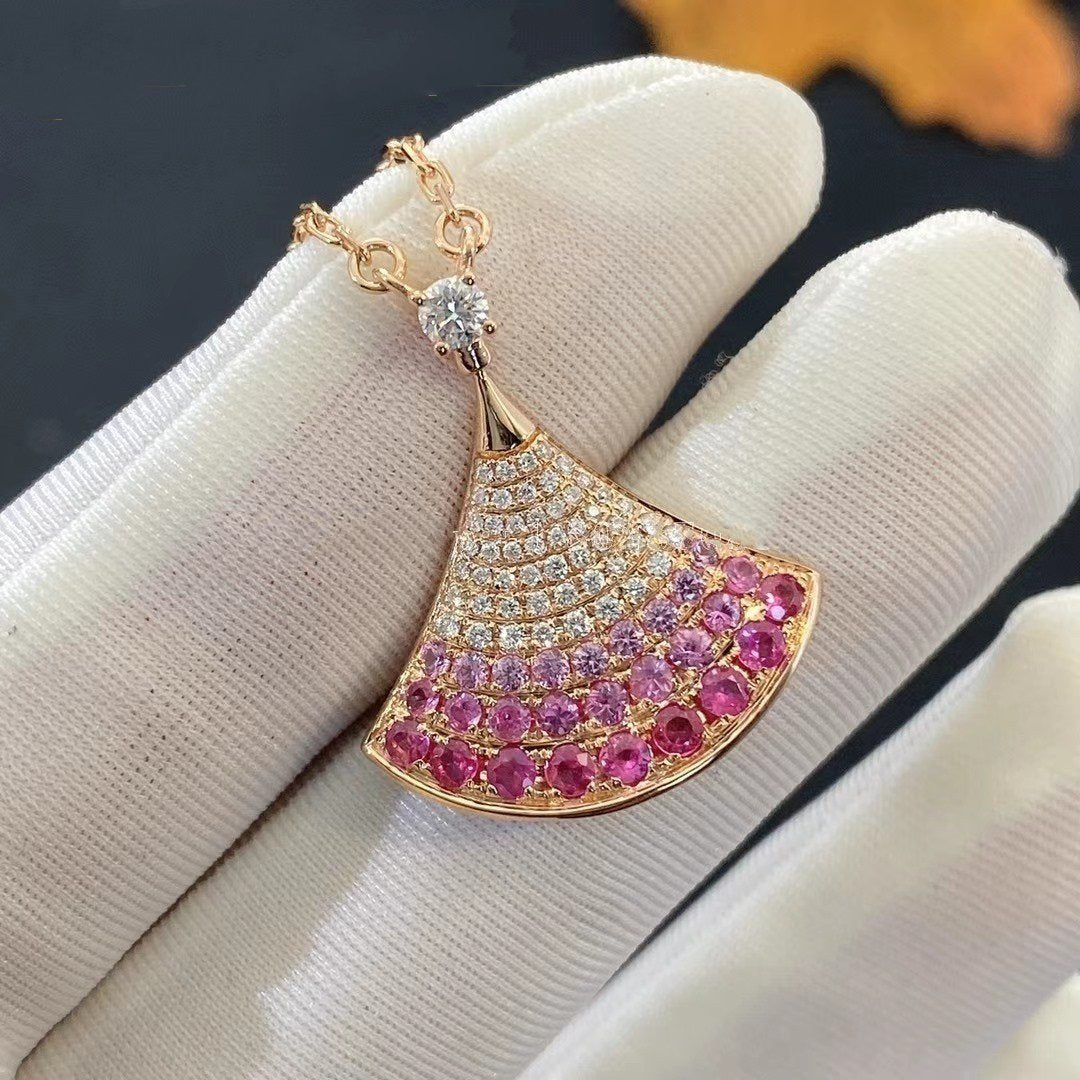 [kincade]DREAM NECKLACE PINK GOLD PINK DIAMOND