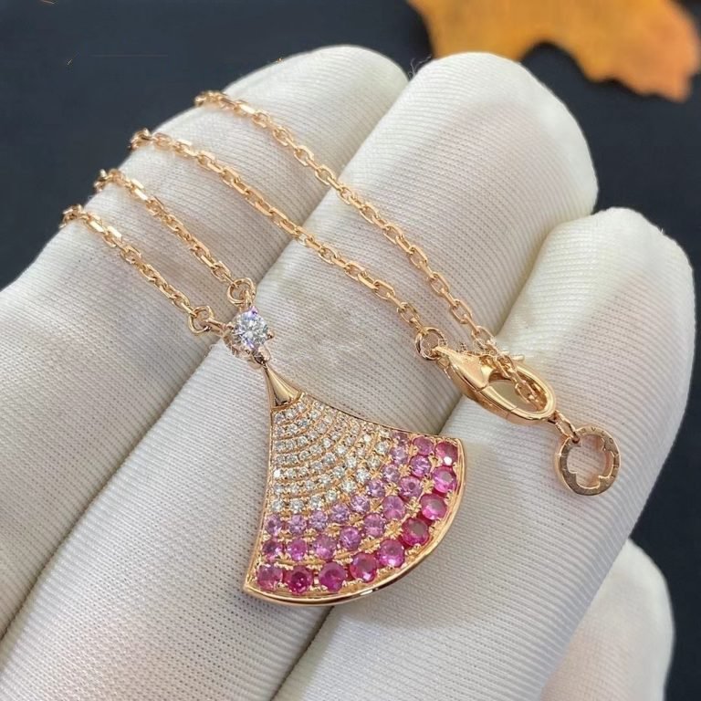 [kincade]DREAM NECKLACE PINK GOLD PINK DIAMOND