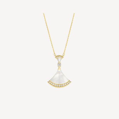 [kincade]DREAM NECKLACE MOP GOLD DIAMOND