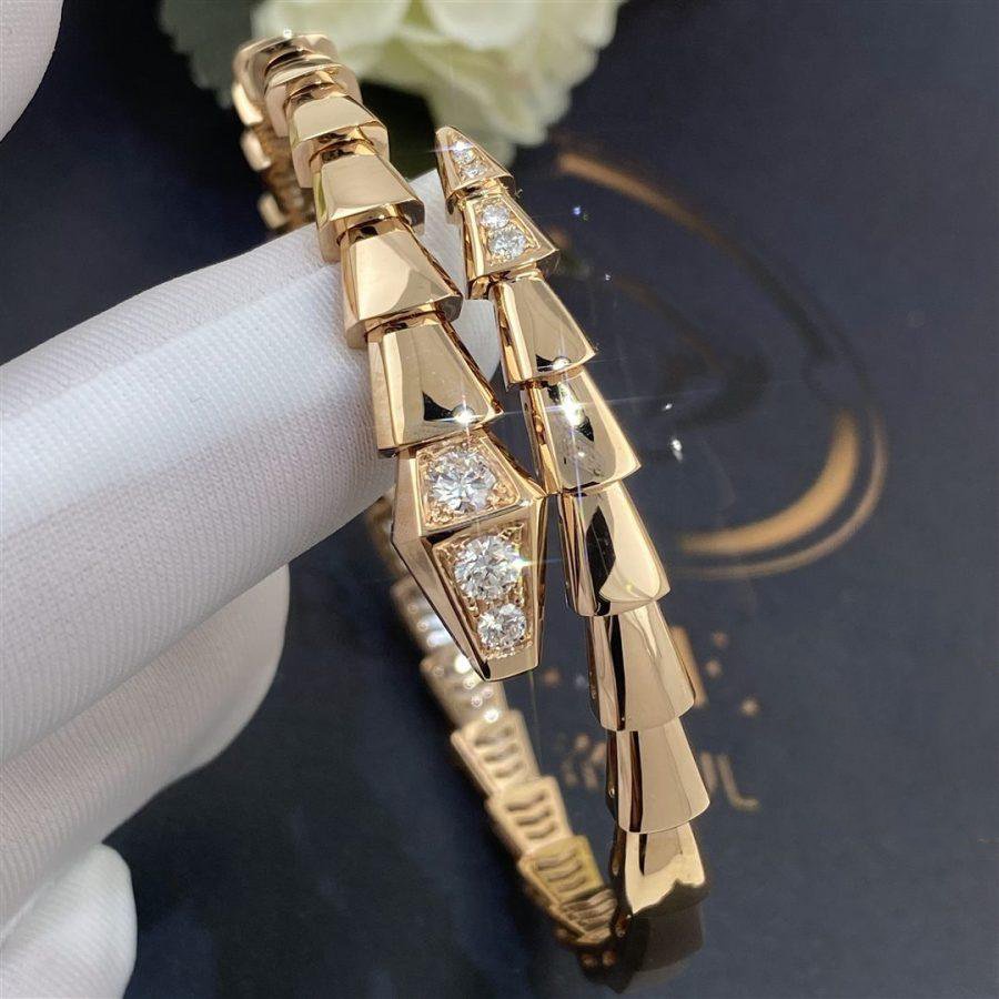 [kincade]SERPENTI ARMBAND DIAMANTEN ROSGOLD