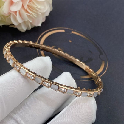 [kincade]SERPENTI ARMBAND ROTGOLD MOP DIAMANT 