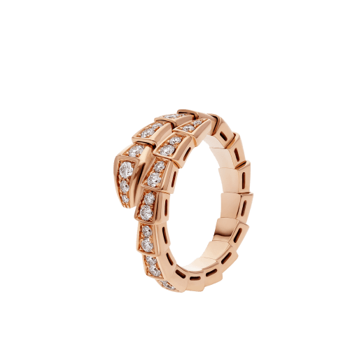 [kincade]SERPENTI RING ROTGOLD MIT DIAMANTEN 4MM