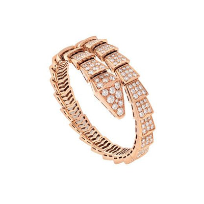 [kincade]SERPENTI ARMBAND 8MM ROSGOLD DIAMANT