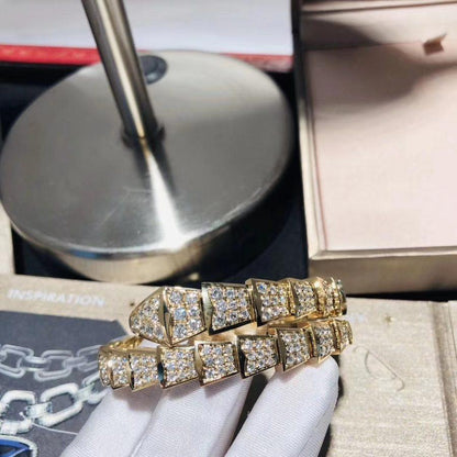 [kincade]SERPENTI ARMBAND 8MM GOLD DIAMANT