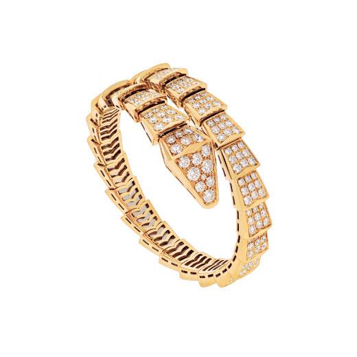 [kincade]SERPENTI ARMBAND 8MM GOLD DIAMANT