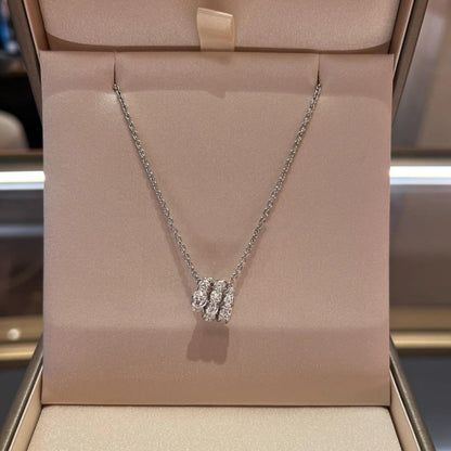 [kincade]SERPENTI  NECKLACE DOUBLE RING DIAMOND