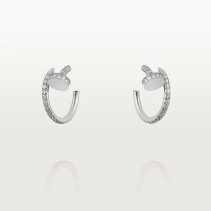 [kincade]JUSTE EARRINGS 12.75MM SILVER DIAMOND