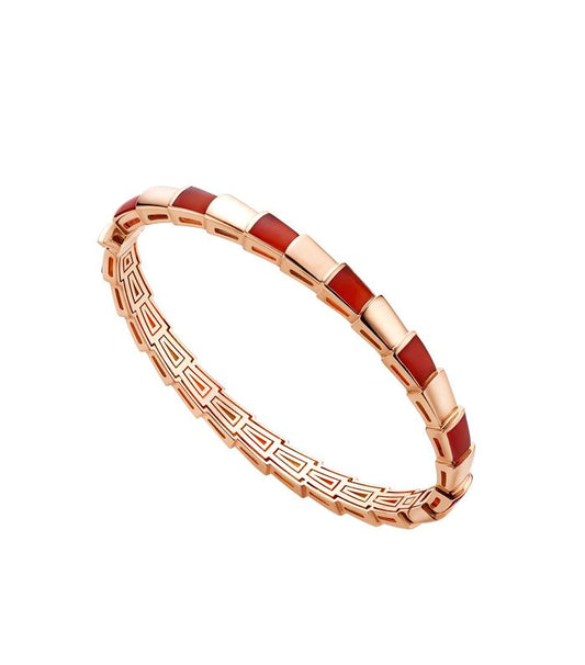 [kincade]SERPENTI ARMBAND ROSGOLD RUBELLIT