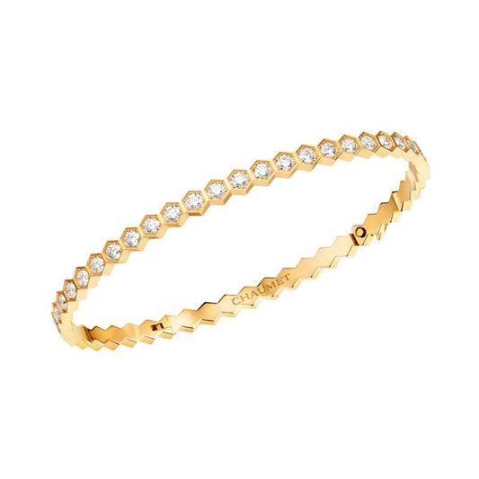 [kincade] BEE LOVE GOLD ARMBAND VOLLER DIAMANT 