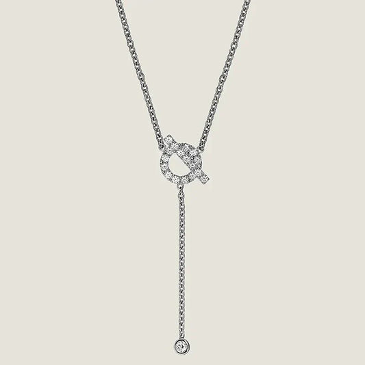 [kincade]FINESSE SILVER DIAMOND NECKLACE