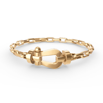 [kincade]FORCE LARGE HORSESHOE CLASP  METAL BRACELET