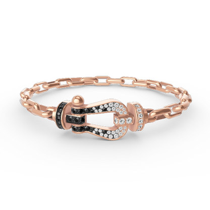 [kincade]FORCE LARGE HORSESHOE CLASP  METAL BRACELET