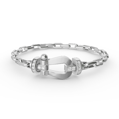 [kincade]FORCE LARGE HORSESHOE CLASP  METAL BRACELET