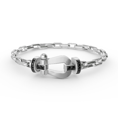 [kincade]FORCE LARGE HORSESHOE CLASP  METAL BRACELET