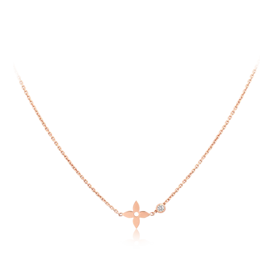 [kincade]BLOSSOM PENDANT PINK GOLD AND DIAMOND