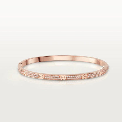 [kincade] LIEBE ARMBAND 3,65 MM MIT DIAMANTEN GEPAART