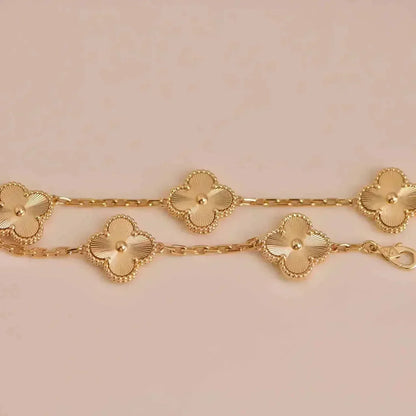 [kincade]CLOVER 5 FLOWERS LASER BRACELET