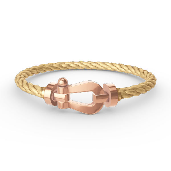 [kincade]FORCE GROSSES HUFEISENARMBAND OHNE DIAMANT ROSÉGOLD