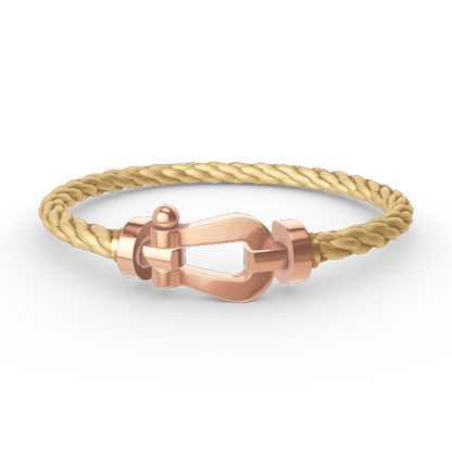 [kincade]FORCE GROSSES HUFEISENARMBAND OHNE DIAMANT ROSÉGOLD