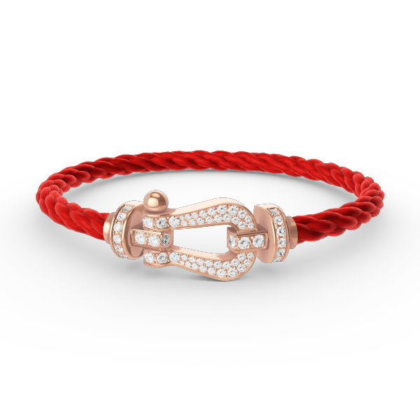 [kincade]FORCE GROSSES HUFEISENARMBAND MIT DIAMANTEN IN ROSÉGOLD