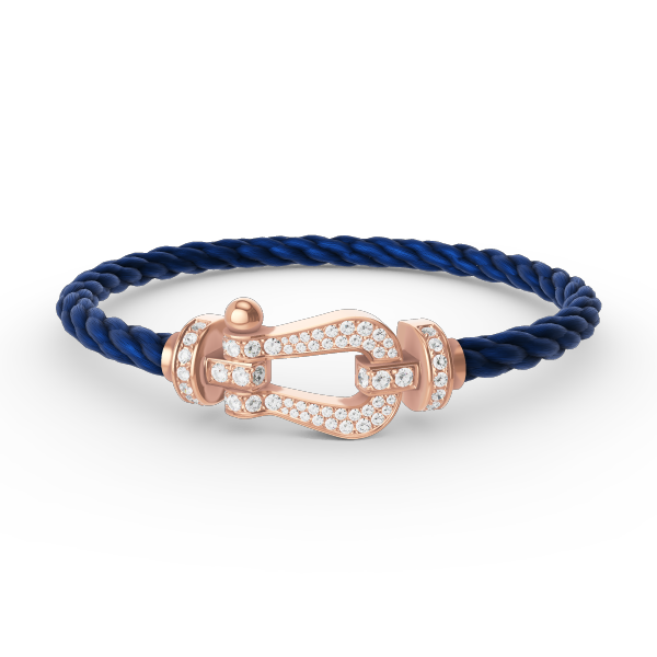 [kincade]FORCE GROSSES HUFEISENARMBAND MIT DIAMANTEN IN ROSÉGOLD