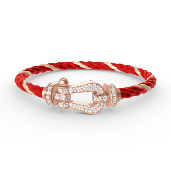 [kincade]FORCE GROSSES HUFEISENARMBAND MIT DIAMANTEN IN ROSÉGOLD