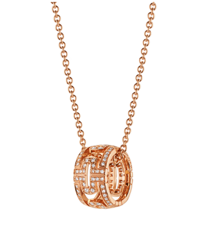 [kincade]PARENTESI NECKLACE PINK GOLD DIAMOND