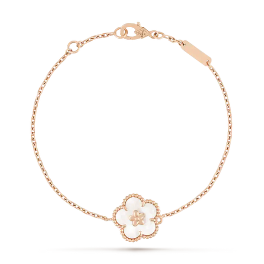 [kincade]LUCKY WHITE MOP PLUM BLOSSOM  BRACELET