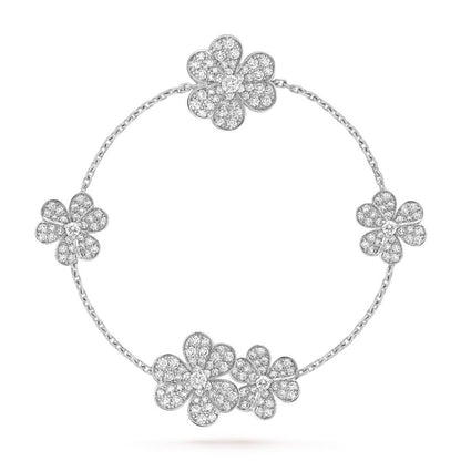 [kincade]FRIVOLE SILBER 5 BLUMEN ARMBAND