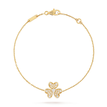 [kincade]FRIVOLE GOLD FLOWER DIAMOND BRACELET