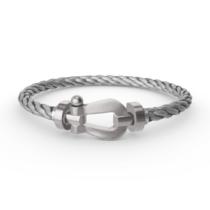 [kincade]FORCE LARGE HORSESHOE NO DIAMOND BRACELET SILVER