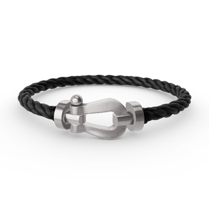 [kincade]FORCE LARGE HORSESHOE NO DIAMOND BRACELET SILVER