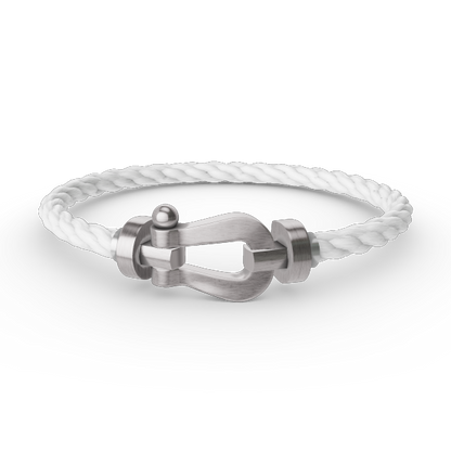 [kincade]FORCE LARGE HORSESHOE NO DIAMOND BRACELET SILVER