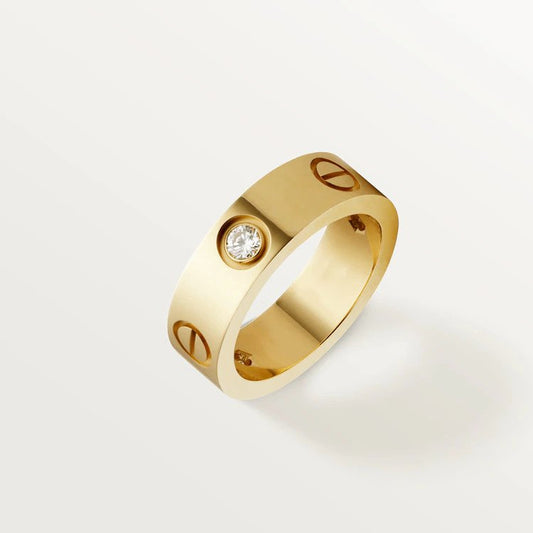 [kincade] LIEBESRING 5,5 MM 3 DIAMANTEN ROSGOLD